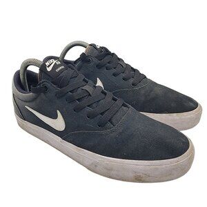 Nike SB Charge Canvas Mens Size 8 Black White Sneakers Shoes Skate CD6279-002